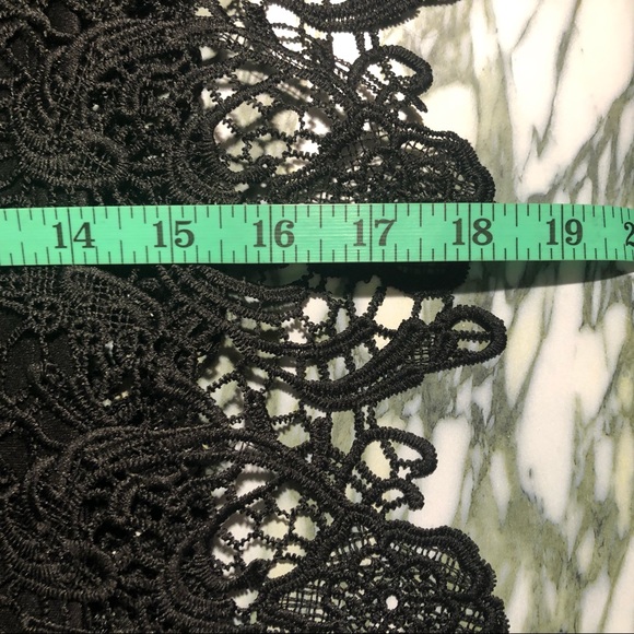 Panhandle Black Lace MIDI Skirt - Picture 6 of 6